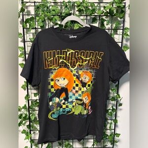 Disney Kim Possible Graphic Tee in Black & Orange